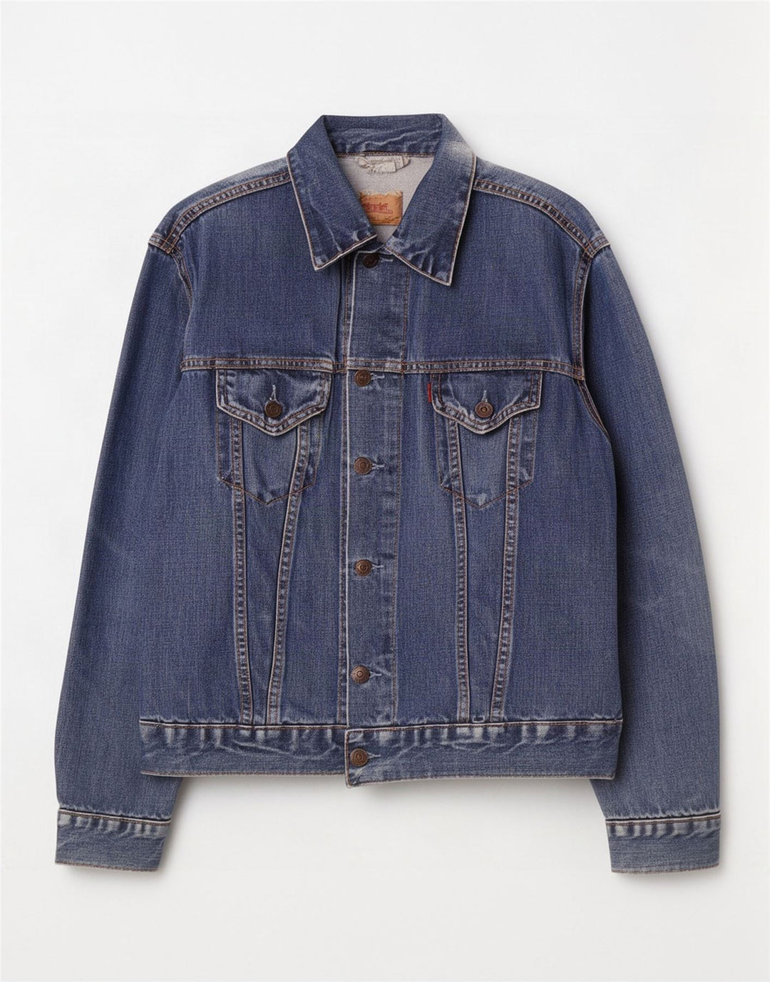 Jaqueta jeans feminina Levi's 11-12 anos XL azul algodão