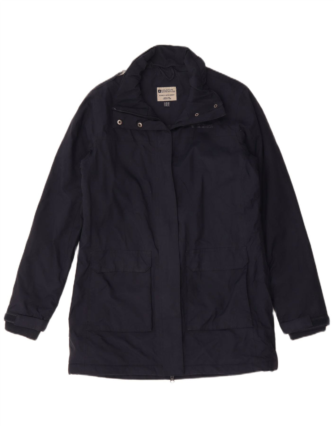 Jaqueta Parka feminina grande Mountain Warehouse Reino Unido 10 pequena azul marinho