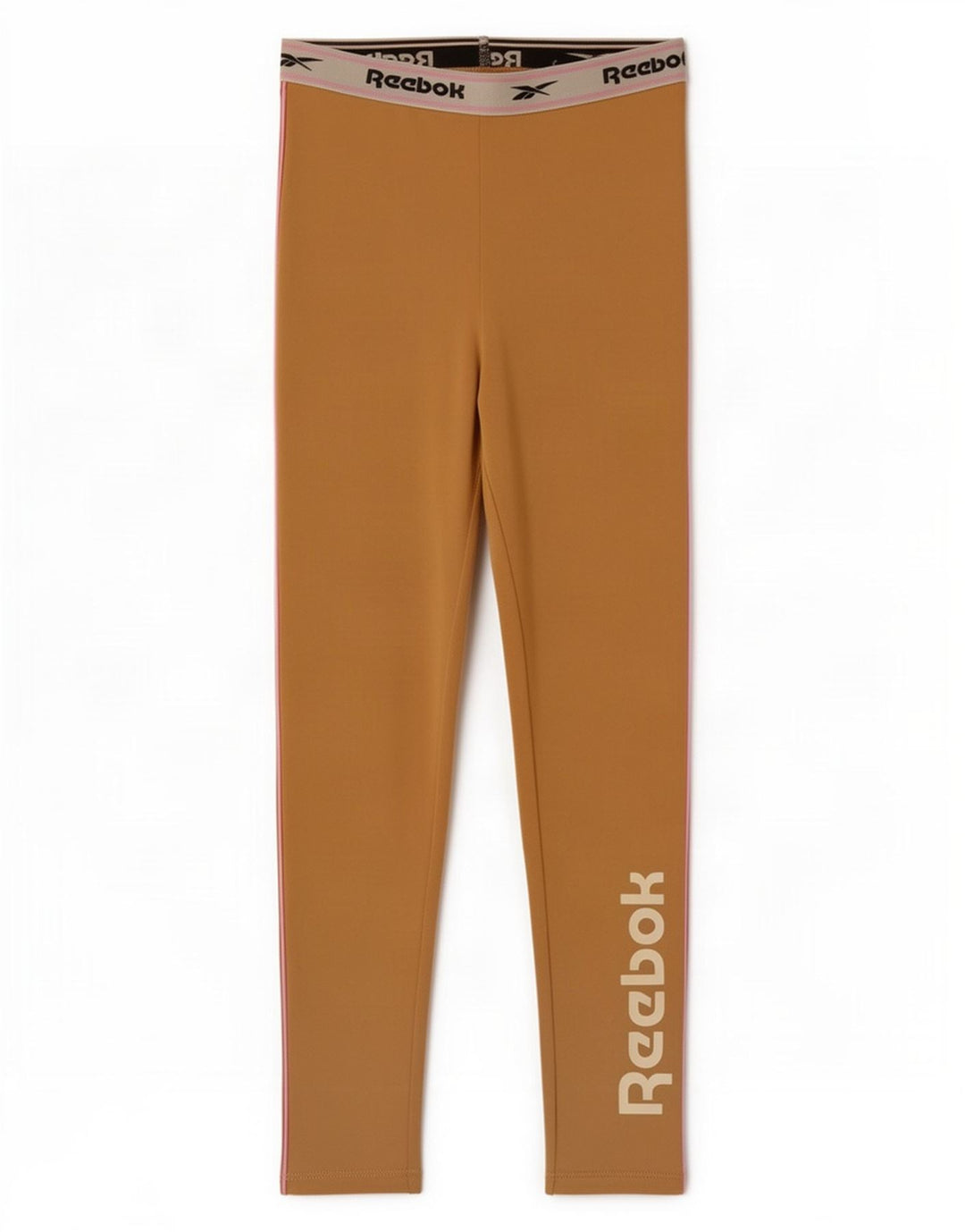 Leggings Reebok Graphic para meninas 8-9 anos bege colorblock poliéster
