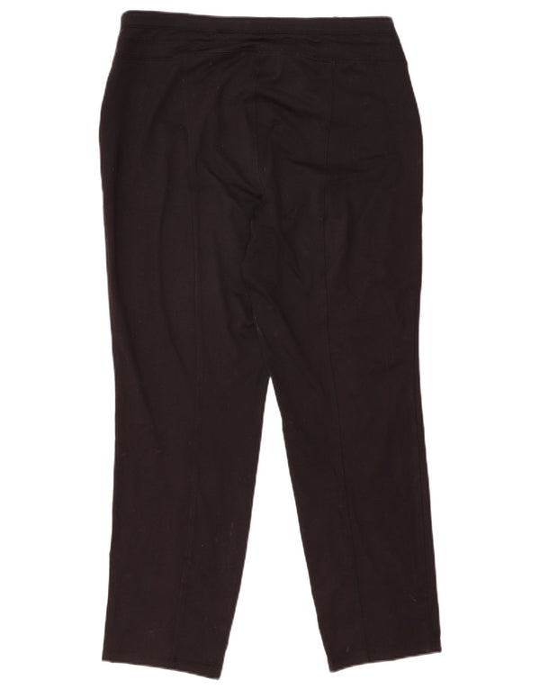 Calça de treino feminina IZOD UK 14 poliéster preto médio