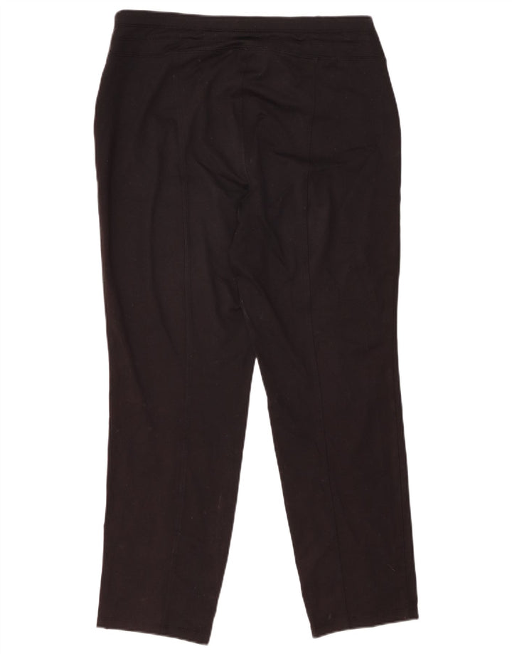 Calça de treino feminina IZOD UK 14 poliéster preto médio