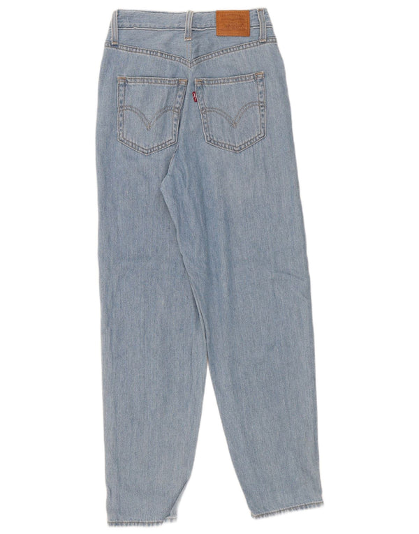 Jeans feminino Levi's cintura alta cônico W25 L27 algodão azul