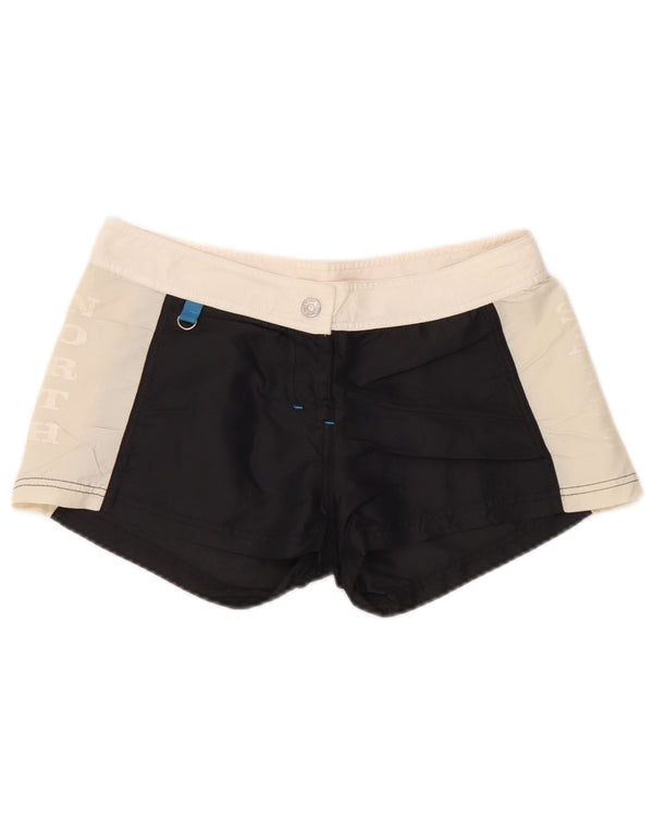 Shorts de natação feminino North Sails UK 10 pequeno bloco colorido preto