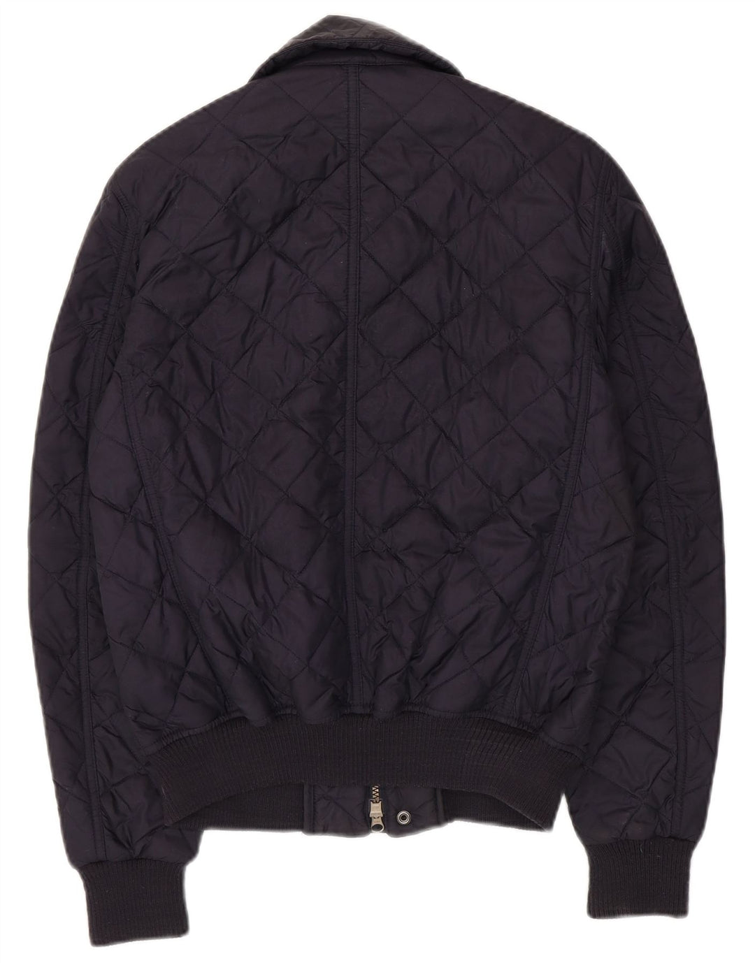 Jaqueta acolchoada masculina Barbour UK 36 pequena poliamida azul marinho