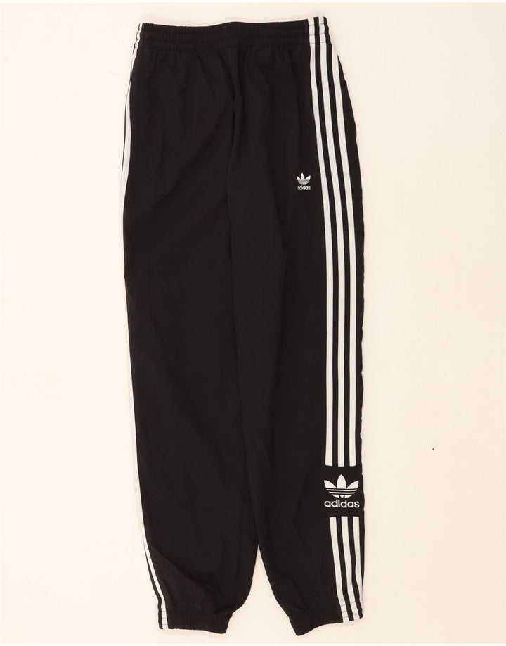 Adidas Womens Tracksuit Calças Joggers UK 10 Pequeno Poliéster Preto