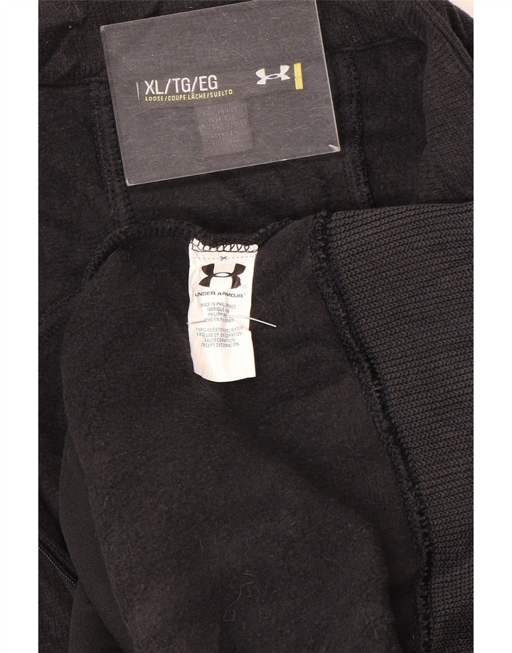 Under Armour Masculino Zip Neck Moletom Jumper XL Cinza Poliéster