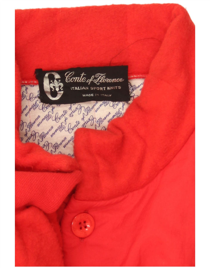 Suéter cardigã masculino Conte of Florence grande vermelho