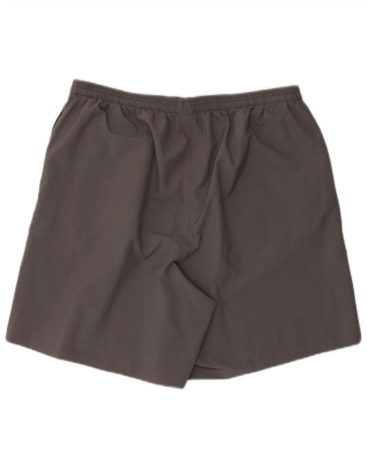 Shorts esportivos masculinos Nike grande poliéster cinza
