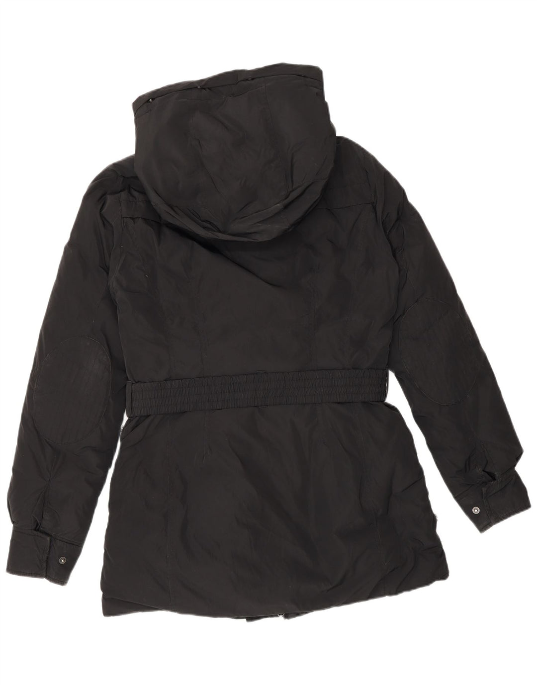 Casaco acolchoado com capuz feminino Timberland UK 10 pequeno poliéster preto