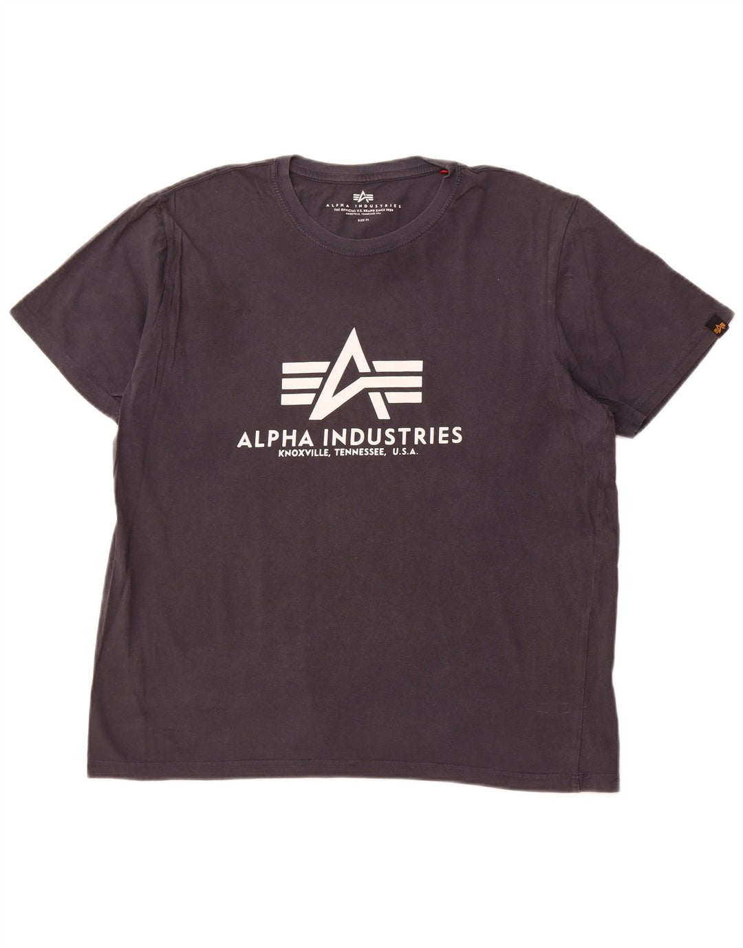 Camiseta gráfica masculina ALPHA INDUSTRIES XL azul marinho