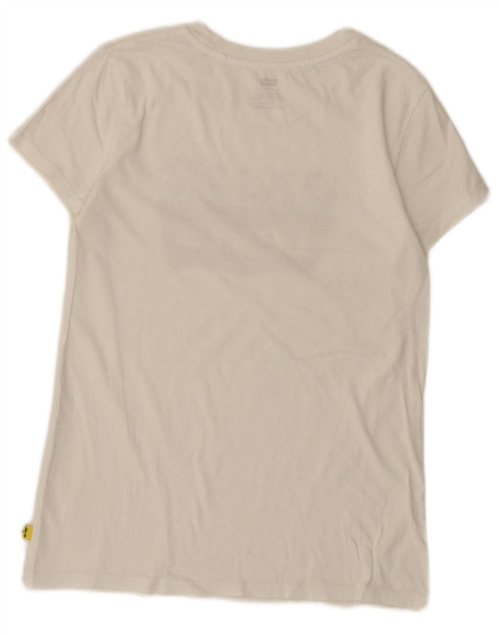 Camiseta feminina Levi's Peanuts Graphic UK 6 XS Branco
