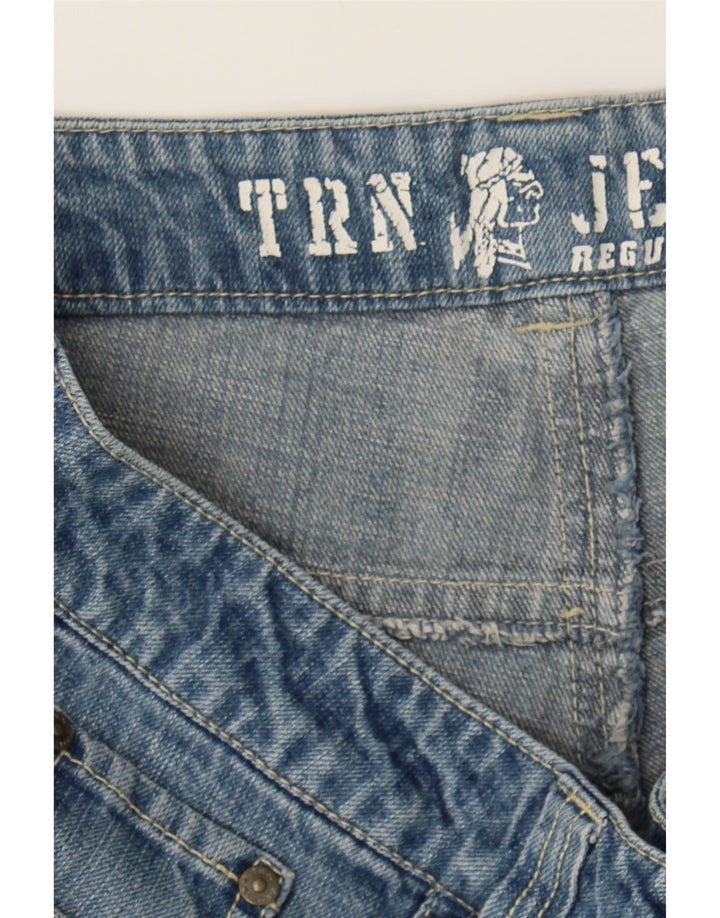 VINTAGE Mens Denim Shorts IT 52 XL W38  Blue Cotton Vintage Vintage and Second-Hand Vintage from Messina Hembry 