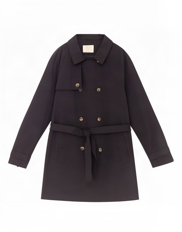 Zara Girls Trench Coat duplo 13-14 anos azul marinho