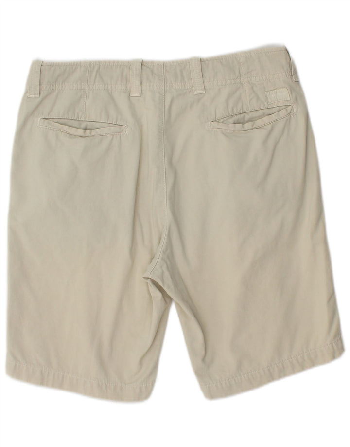 CARRERA Mens Chino Shorts W32 Algodão Bege Médio