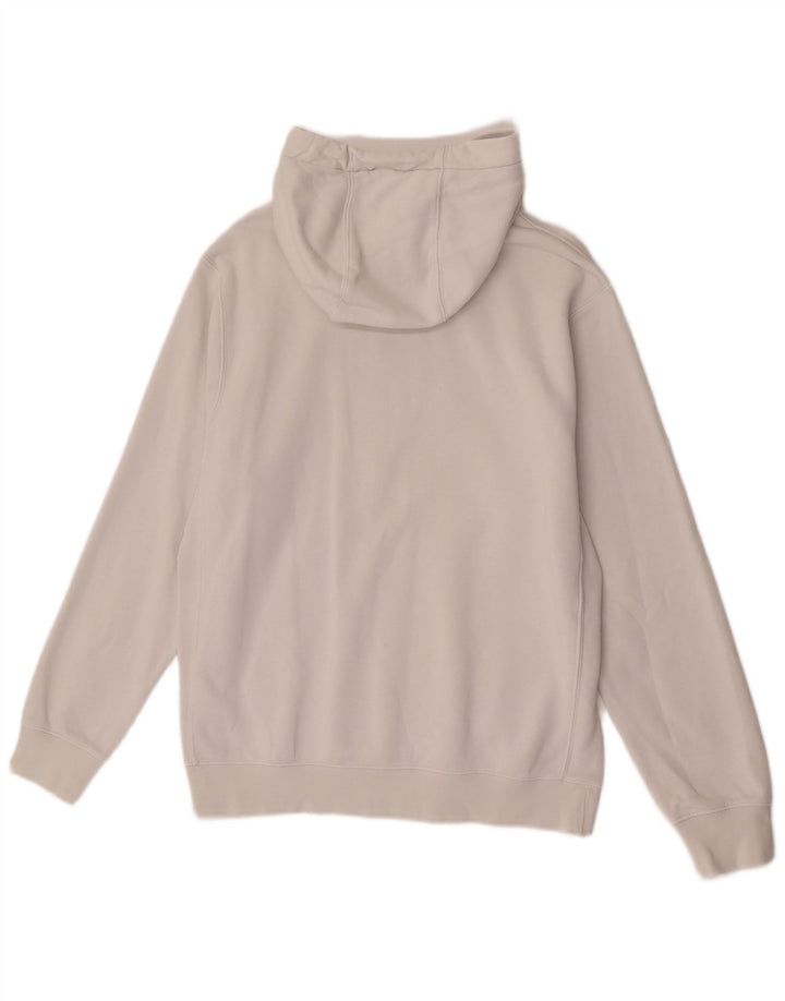 Nike Mens Hoodie Jumper Pequeno Algodão Branco