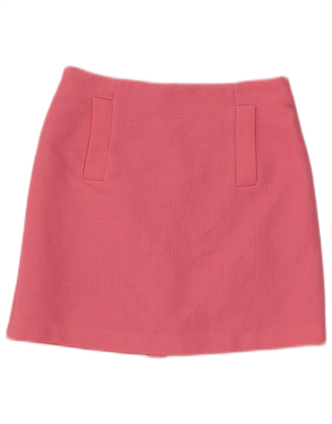 Mini saia feminina Zara XS W24 poliéster rosa