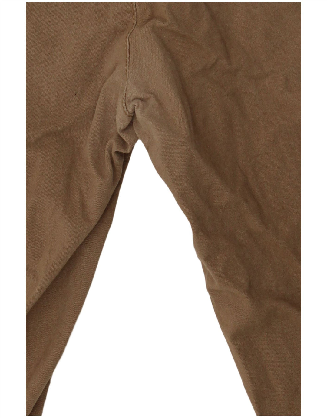 Calça chino masculina Marks & Spencer regular fit reta pequena algodão marrom