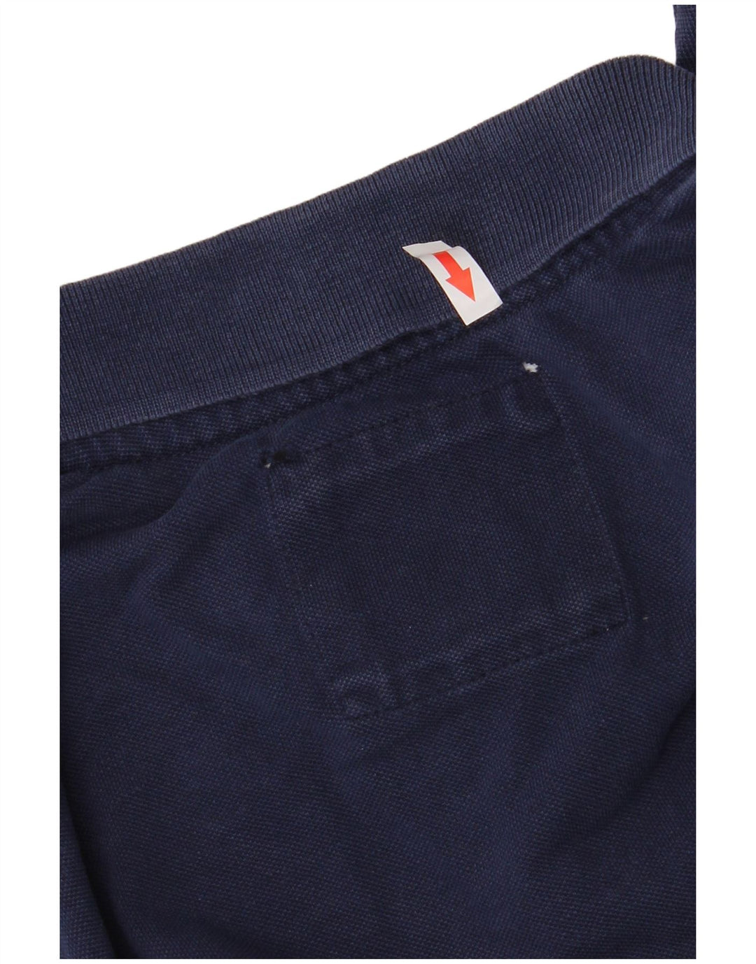 Camisa polo masculina XL da Crew Clothing algodão azul marinho