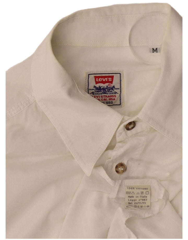 Camisa masculina LEVI'S de algodão branco médio