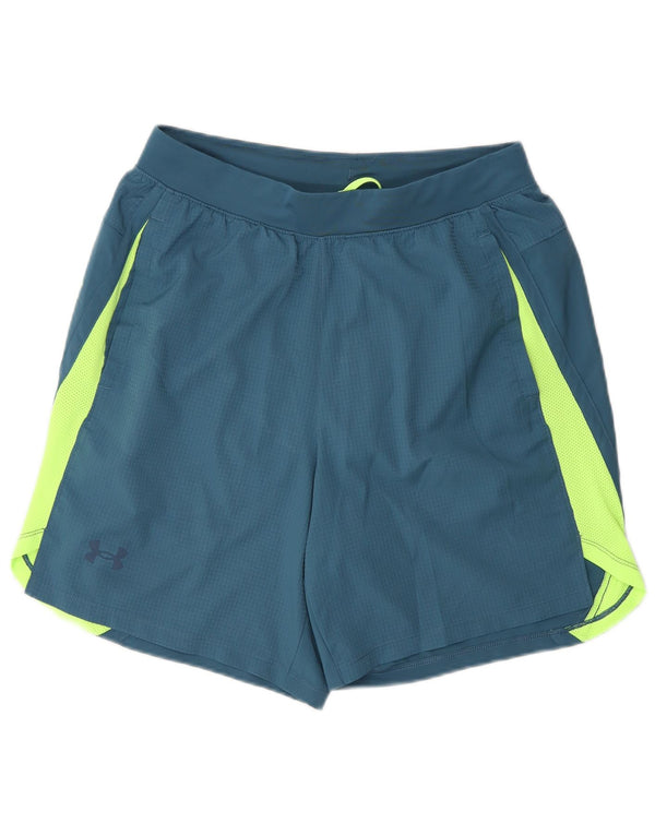 Under Armour Mens Sport Shorts Médio Azul Colourblock Poliéster