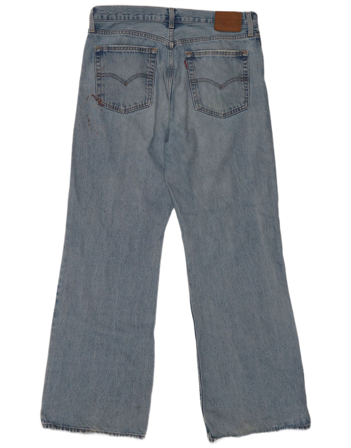 Jeans femininos Levi's com corte bootcut W29 L33 azul algodão