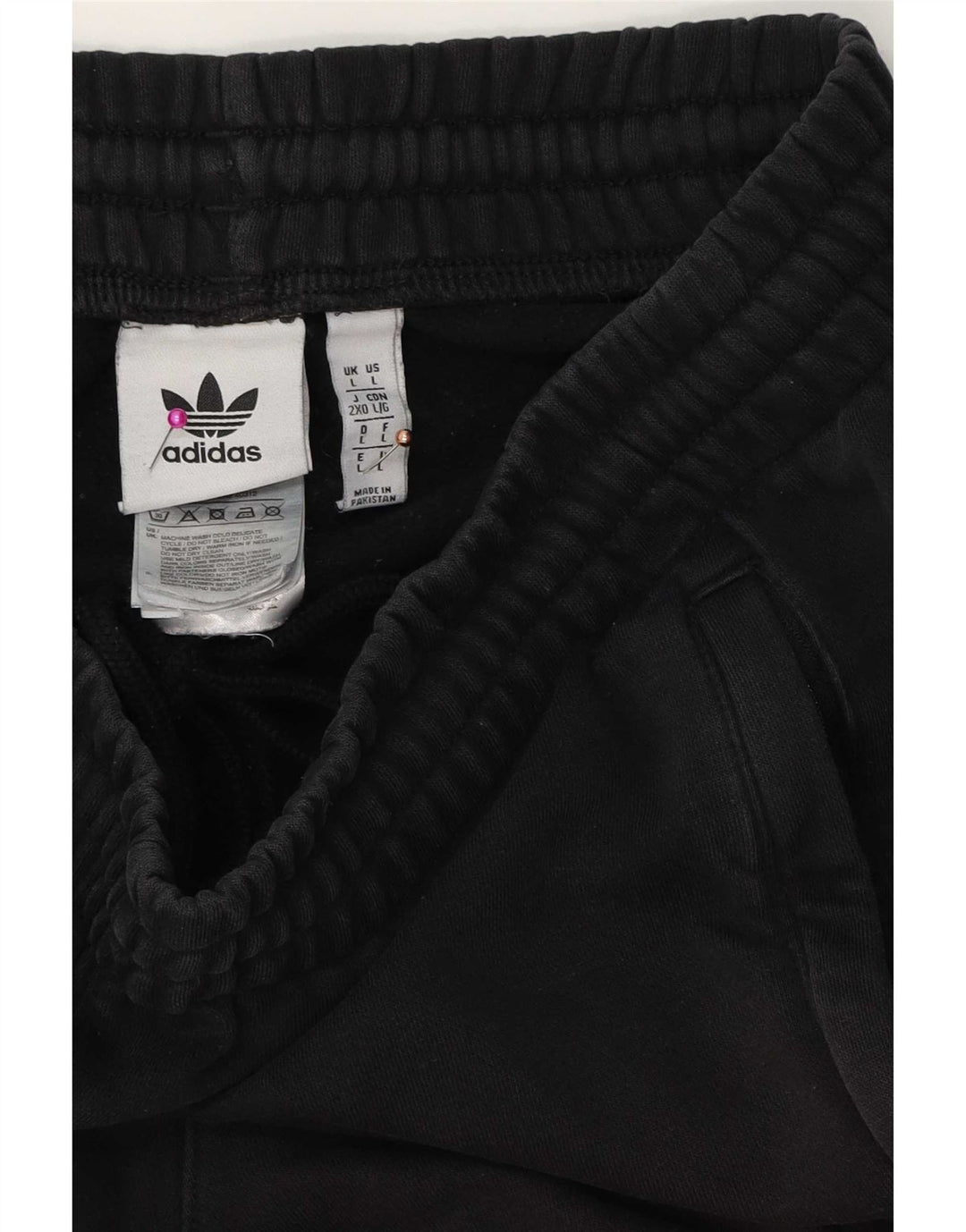 Adidas Mens Sport Shorts Grande Algodão Preto