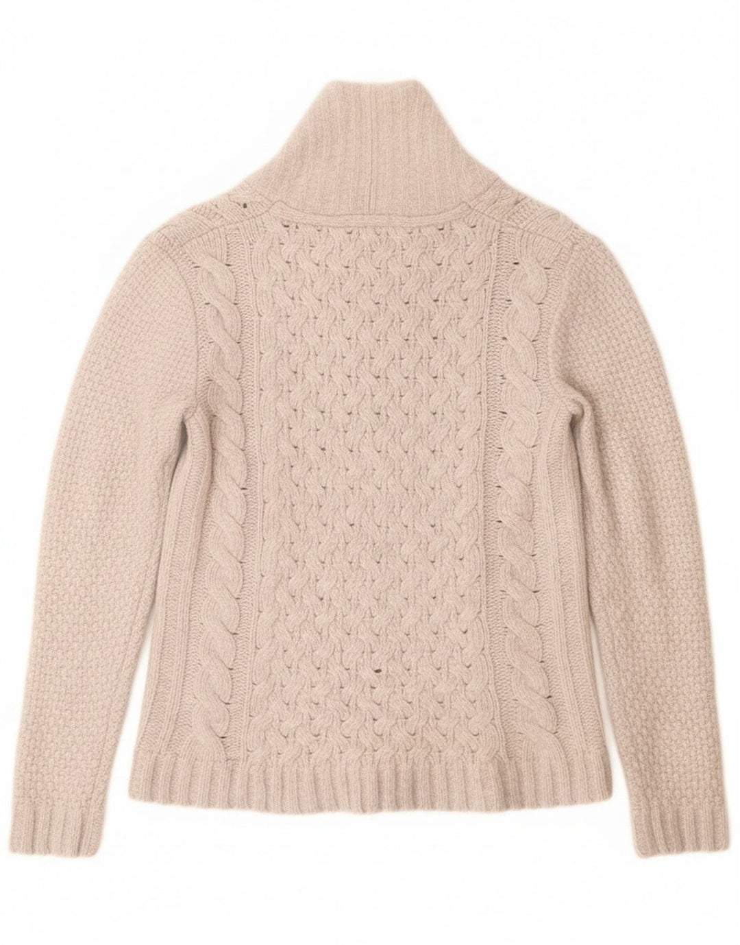 Suéter cardigã masculino Woolrich lã cinza médio