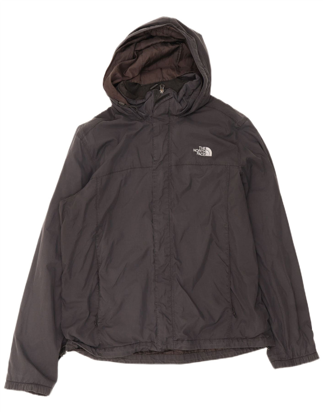 Jaqueta de chuva masculina com capuz The North Face UK 40 grande nylon preto