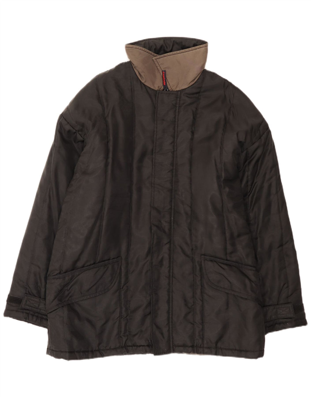 Jaqueta acolchoada masculina Invicta UK 42 XL preta colorblock