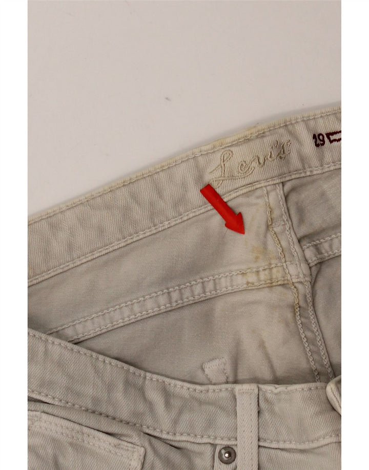 Jeans skinny feminino Levi's W29 L34 algodão cinza