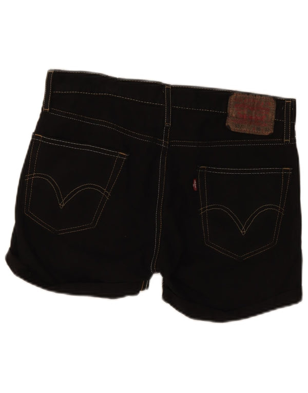 Shorts jeans feminino Levi's W30 médio preto