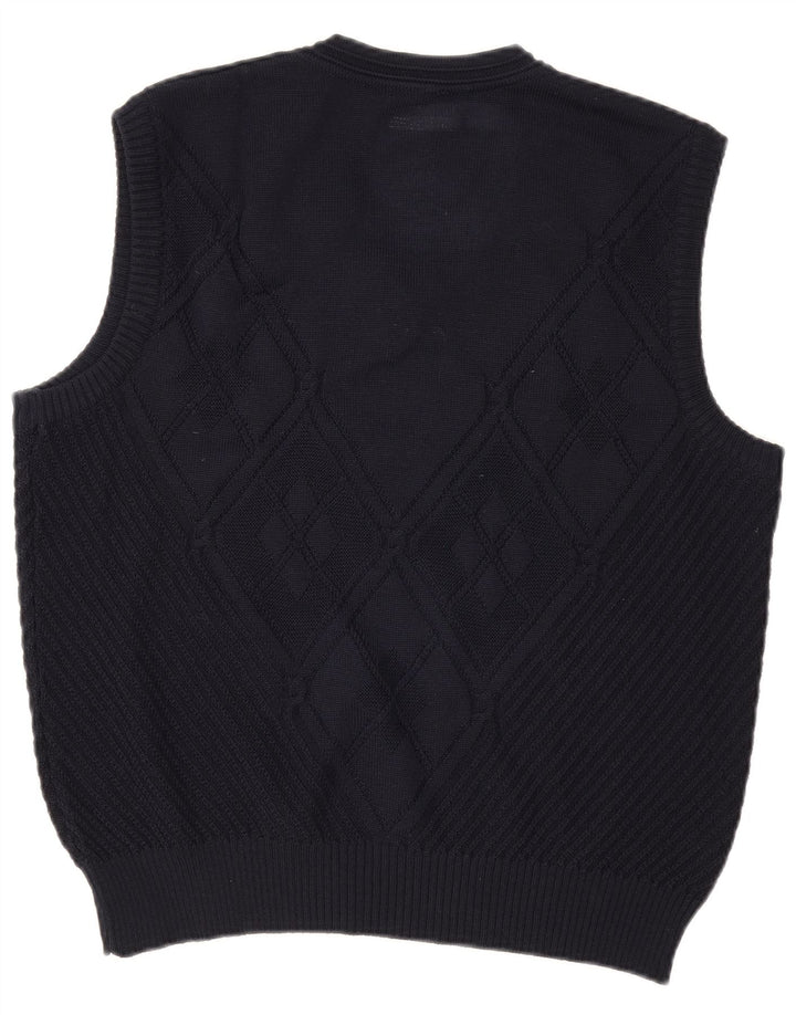WESTBURY Camiseta regata masculina EU 48/50 Médio Azul Marinho Argyle/Diamante