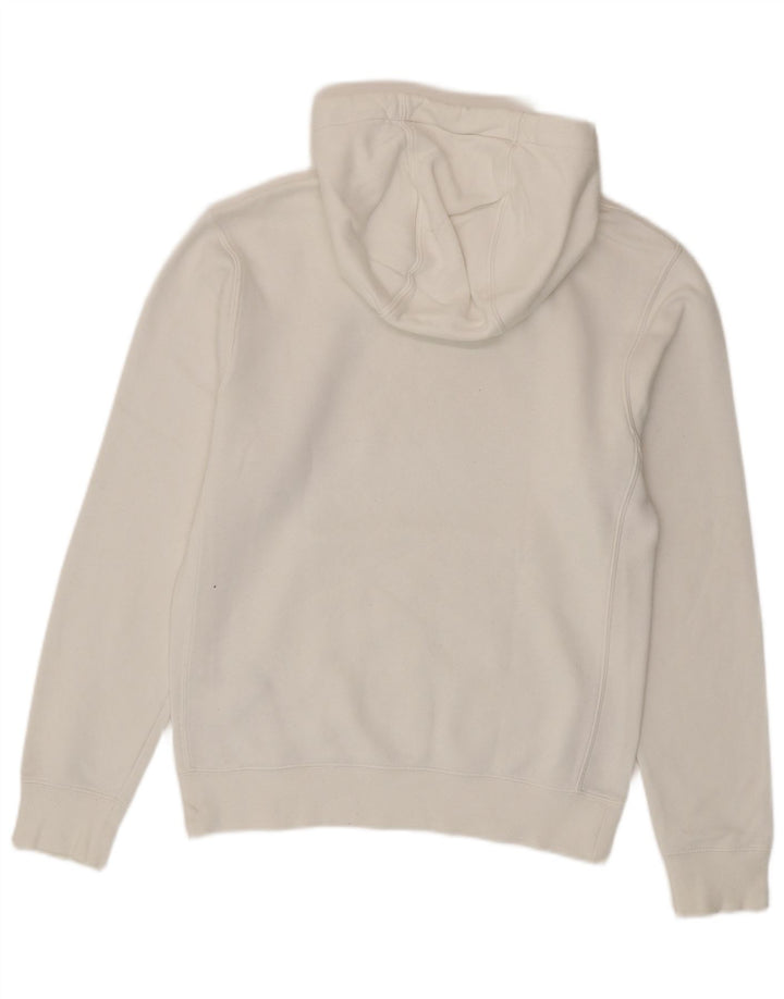 Nike Mens Hoodie Jumper XS Algodão Branco