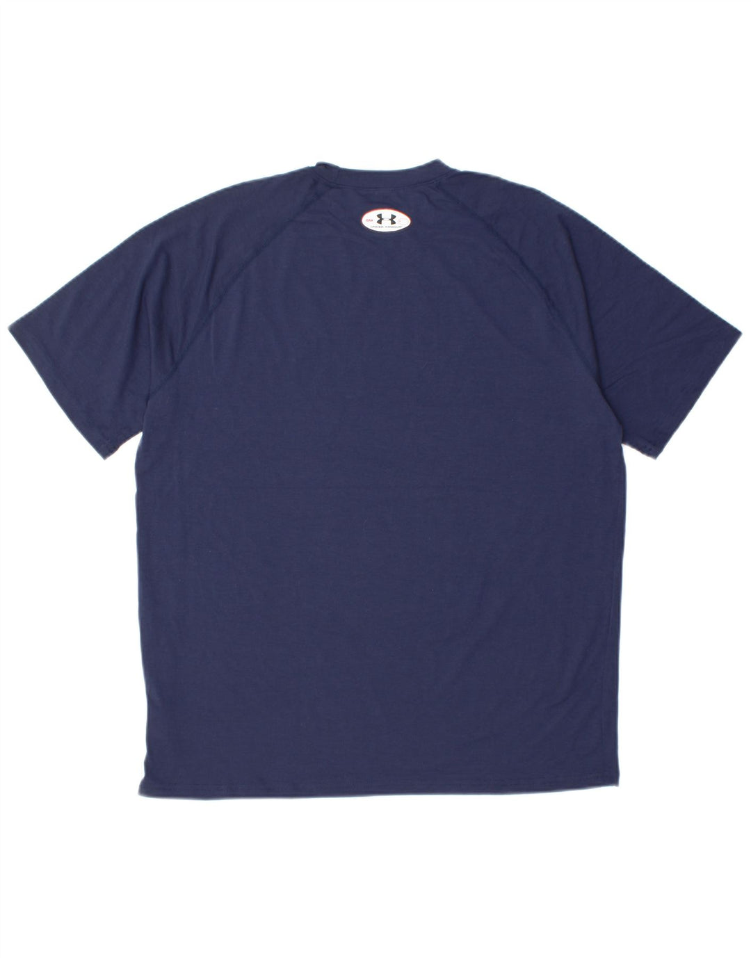 Camiseta masculina UNDER ARMOUR pequena poliéster azul marinho