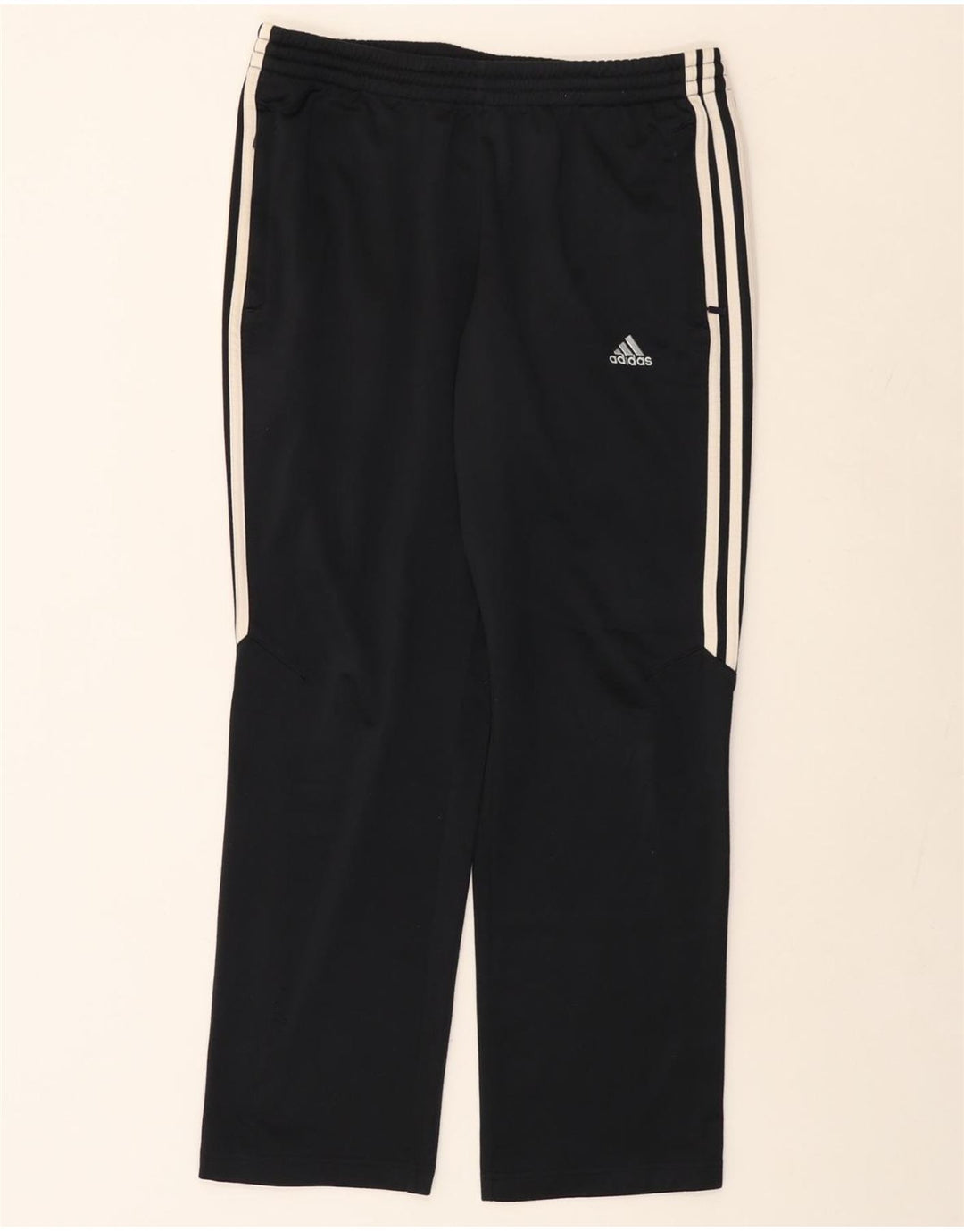 Calça de treino masculina ADIDAS grande poliéster preto