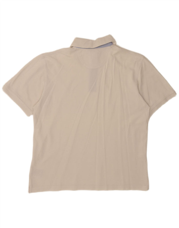 Camiseta Polo Masculina Daniel Hechter XL Branca de Algodão