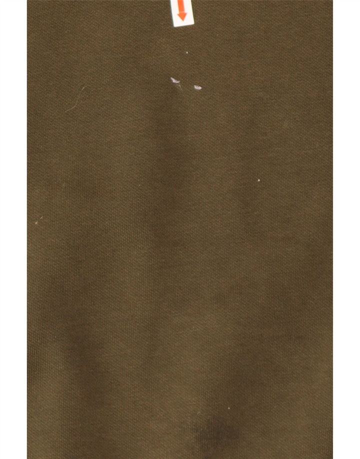 Puma Mens Graphic Moletom Jumper Médio Algodão Cáqui