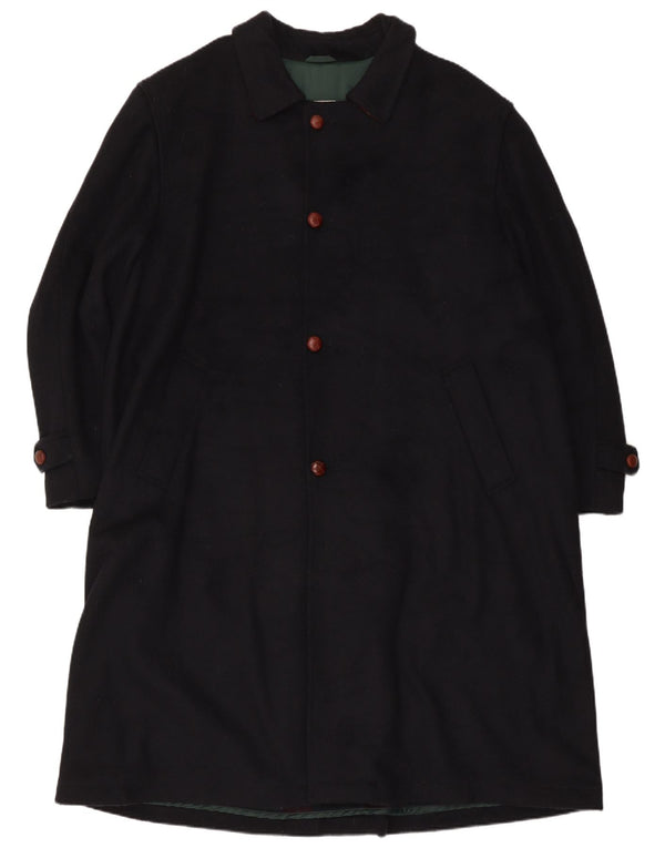 Sobretudo masculino ETON BLUES IT 54 2XL lã azul marinho