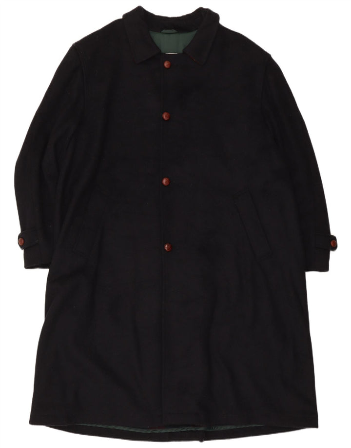 Sobretudo masculino ETON BLUES IT 54 2XL lã azul marinho