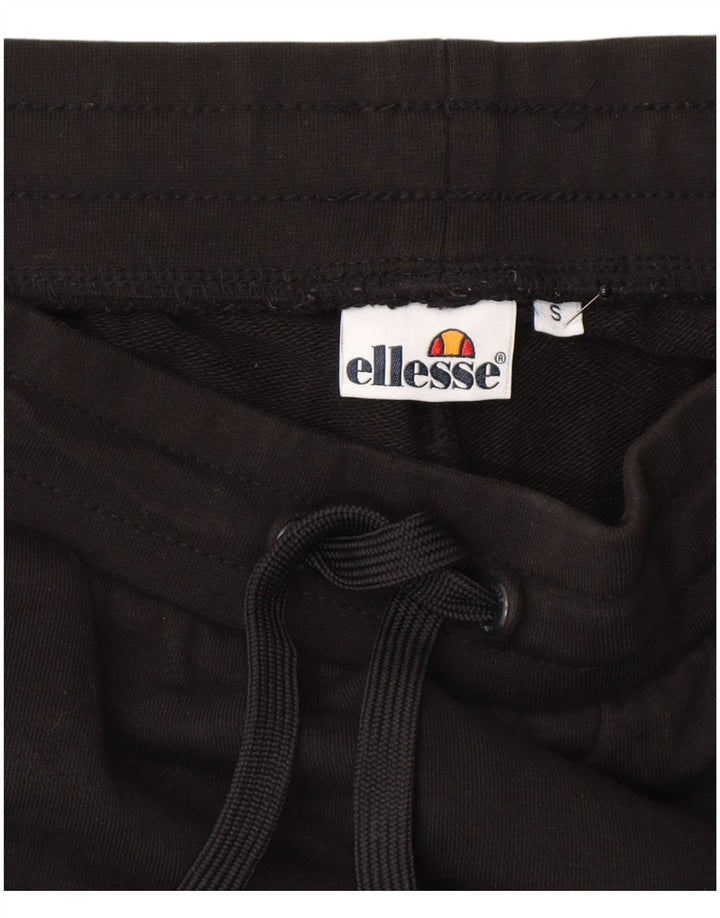 Calça de treino masculina Ellesse Joggers pequeno algodão preto