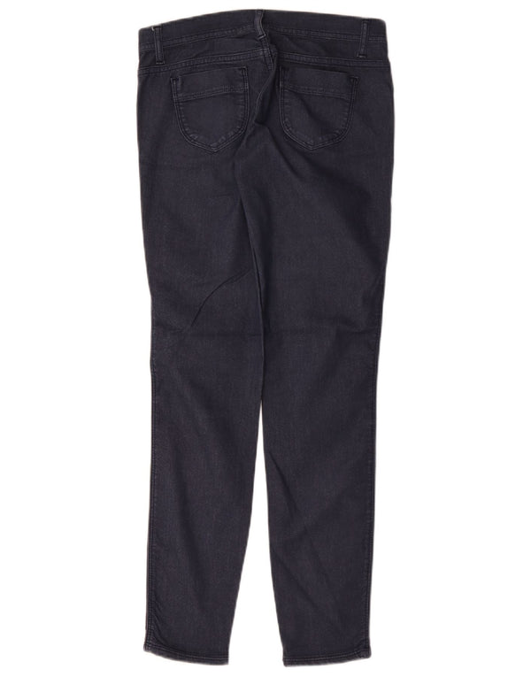 Benetton Meninas Jegging Jeans 11-12 Anos W26 L28 Azul Marinho Algodão