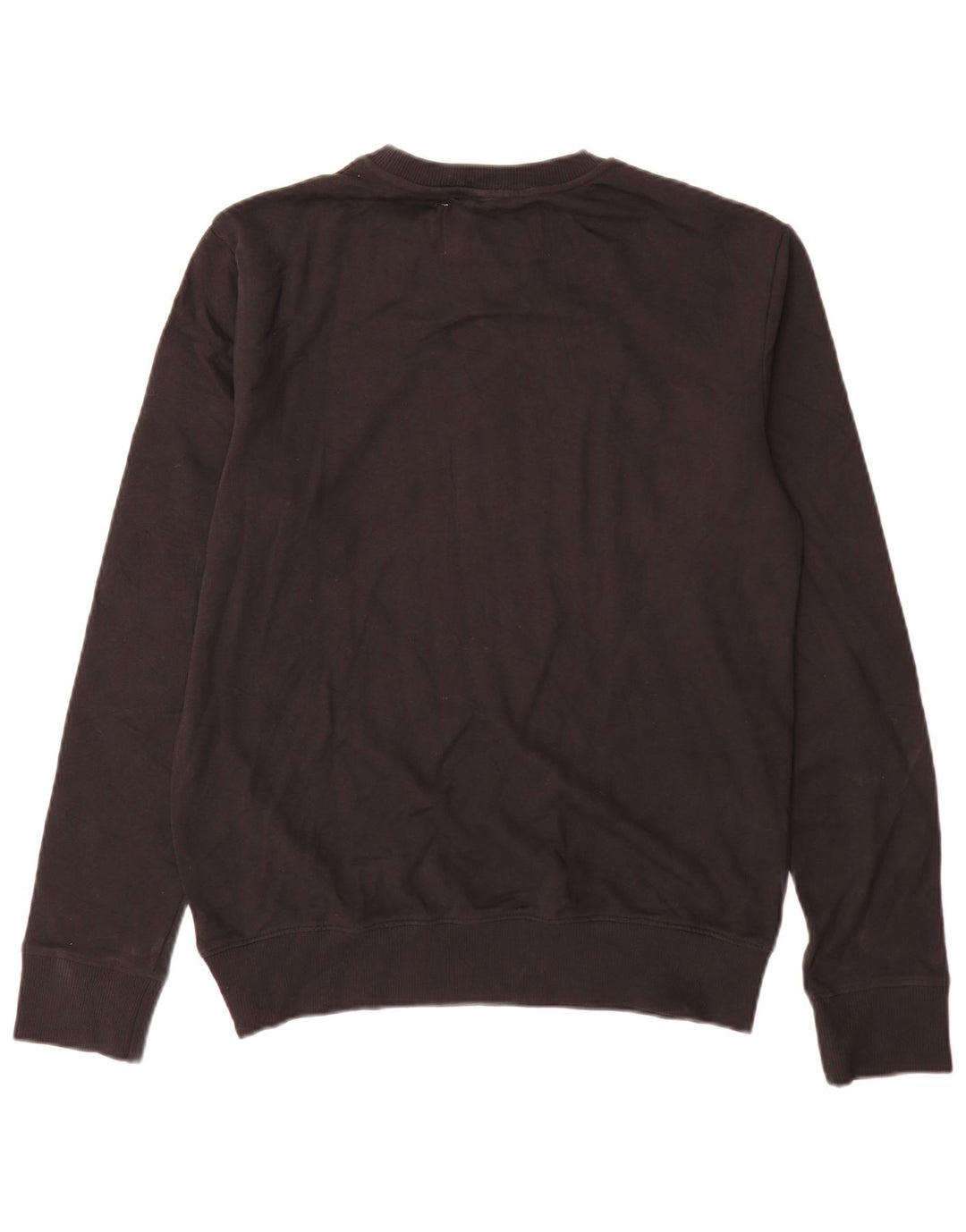 Calvin Klein Jeans Masculino moletom gráfico jumper médio algodão preto