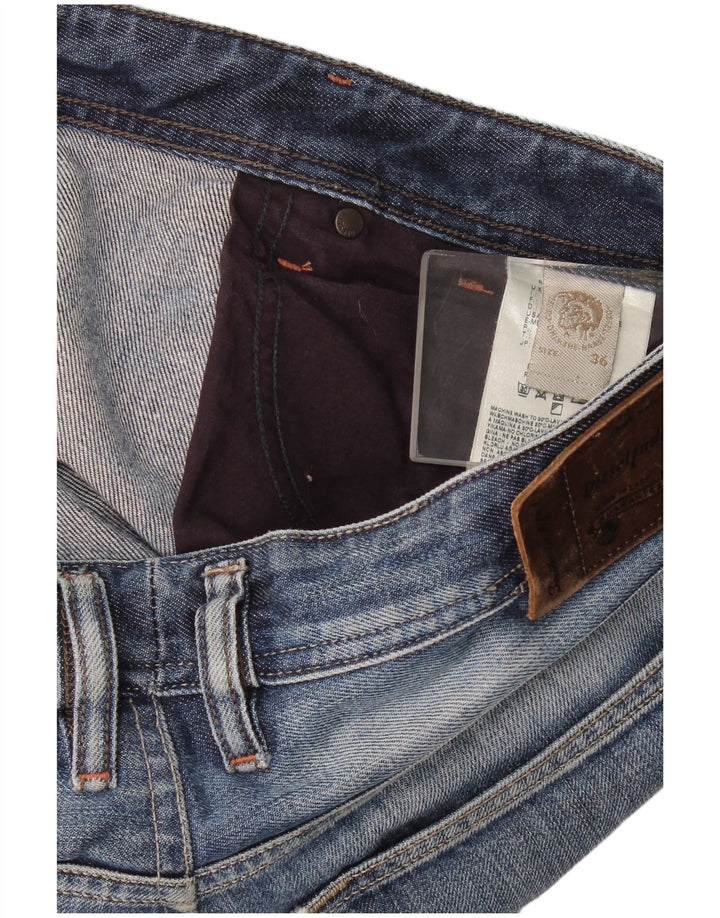 Jeans retos masculinos Diesel W36 L31 algodão azul
