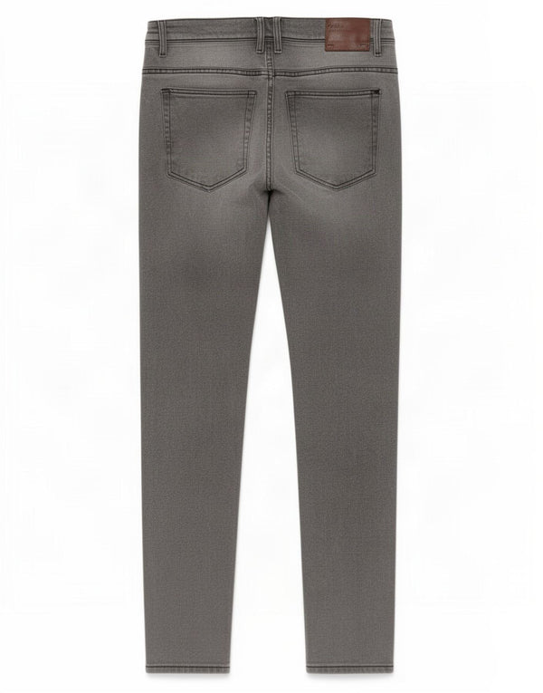 Zara Mens Skinny Jeans EU 42 Grande W32 L30 Cinza Algodão
