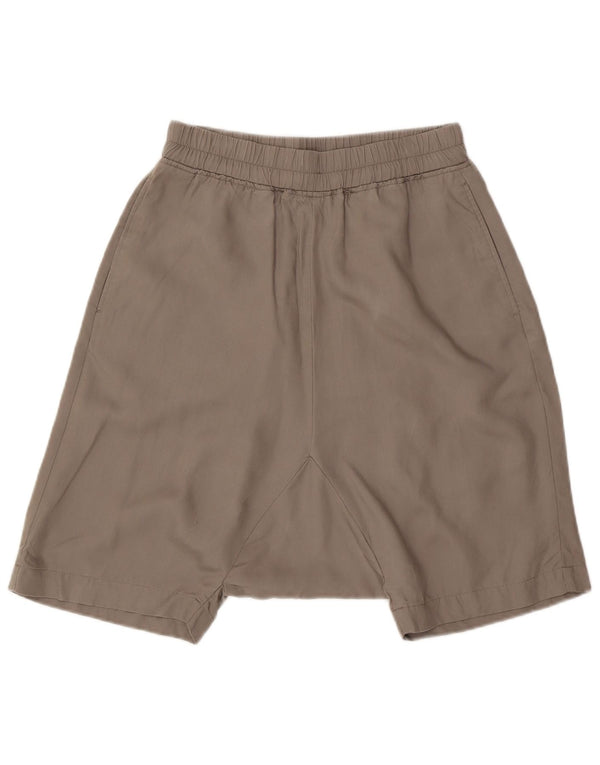 Zara Mens Casual Shorts Médio W31 Cinza Lyocell