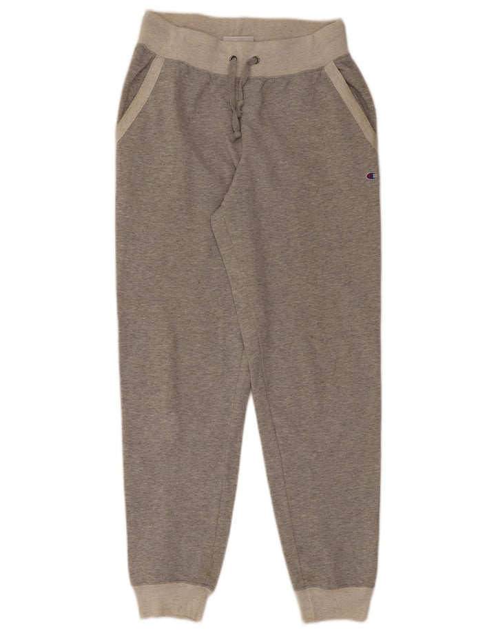 Calça de treino masculina Champion Joggers pequeno cinza colorblock