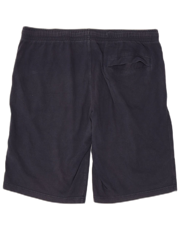 Nike Mens Sport Shorts Large Navy Blue Cotton