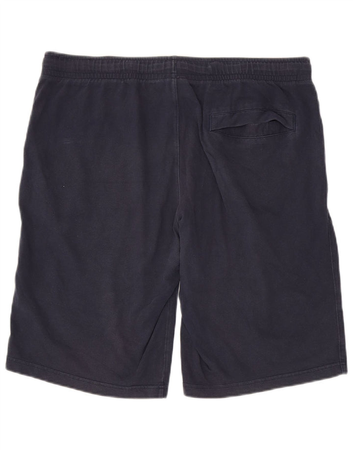 Shorts esportivos masculinos Nike grandes algodão azul marinho
