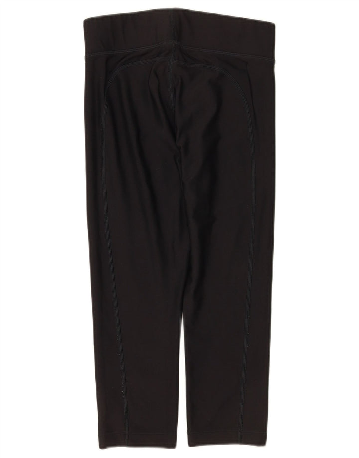 Under Armour Capri Leggings Femininas UK 10 Pequenas Pretas