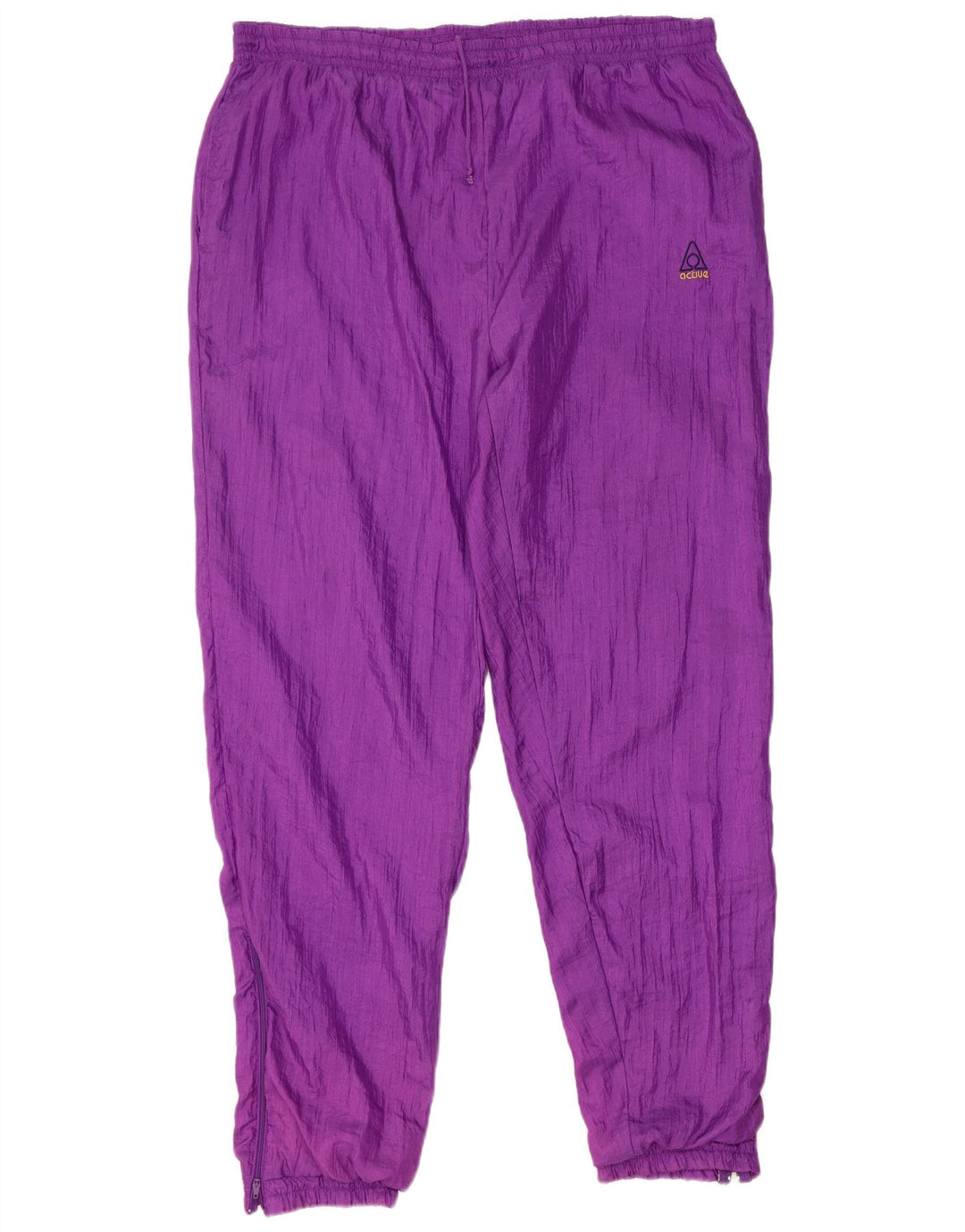 Active Mens Loose Fit Full Tracksuit Roxo Médio Colourblock Poliamida